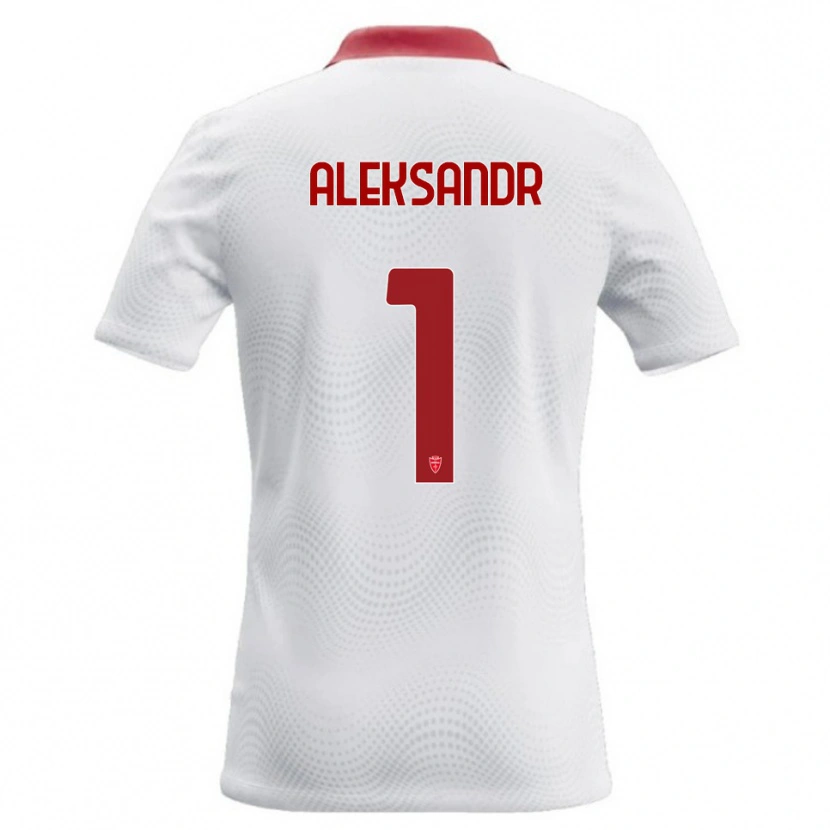Danxen Heren Aleksandr Ballabio #1 Wit Rood Uitshirt Uittenue 2026/27 T-Shirt België