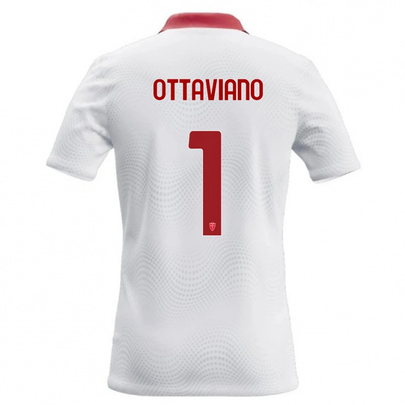 Danxen Heren Alessandro Ottaviano #1 Wit Rood Uitshirt Uittenue 2026/27 T-Shirt België