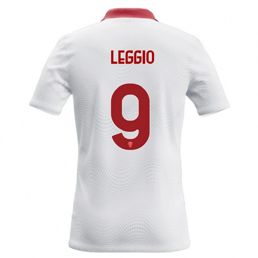 Danxen Heren Thomas Leggio #9 Wit Rood Uitshirt Uittenue 2026/27 T-Shirt België