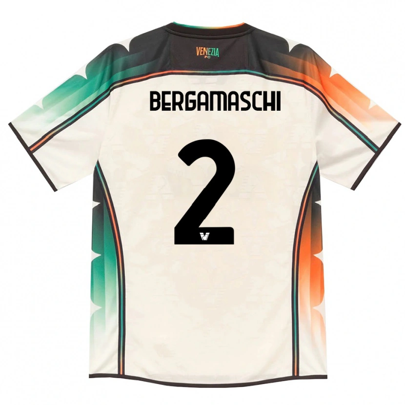 Danxen Heren Thomas Bergamaschi #2 Oldlace Oranje Groen Uitshirt Uittenue 2026/27 T-Shirt België