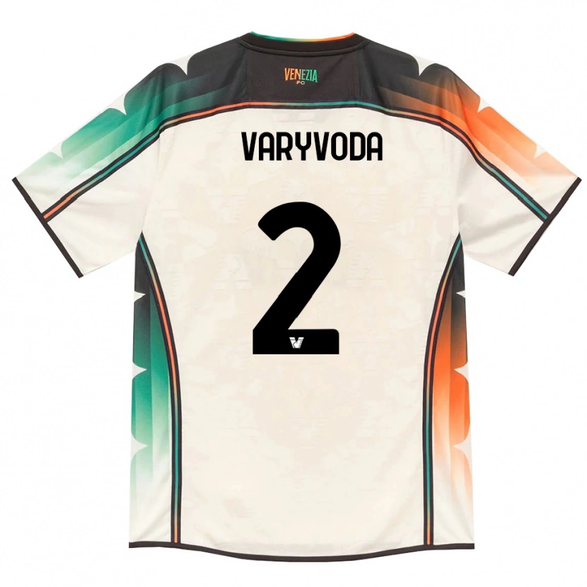 Danxen Heren Dmytro Varyvoda #2 Oldlace Oranje Groen Uitshirt Uittenue 2026/27 T-Shirt België