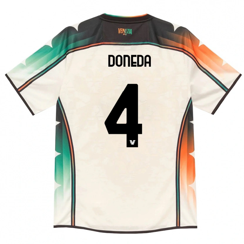 Danxen Heren Melissa Doneda #4 Oldlace Oranje Groen Uitshirt Uittenue 2026/27 T-Shirt België