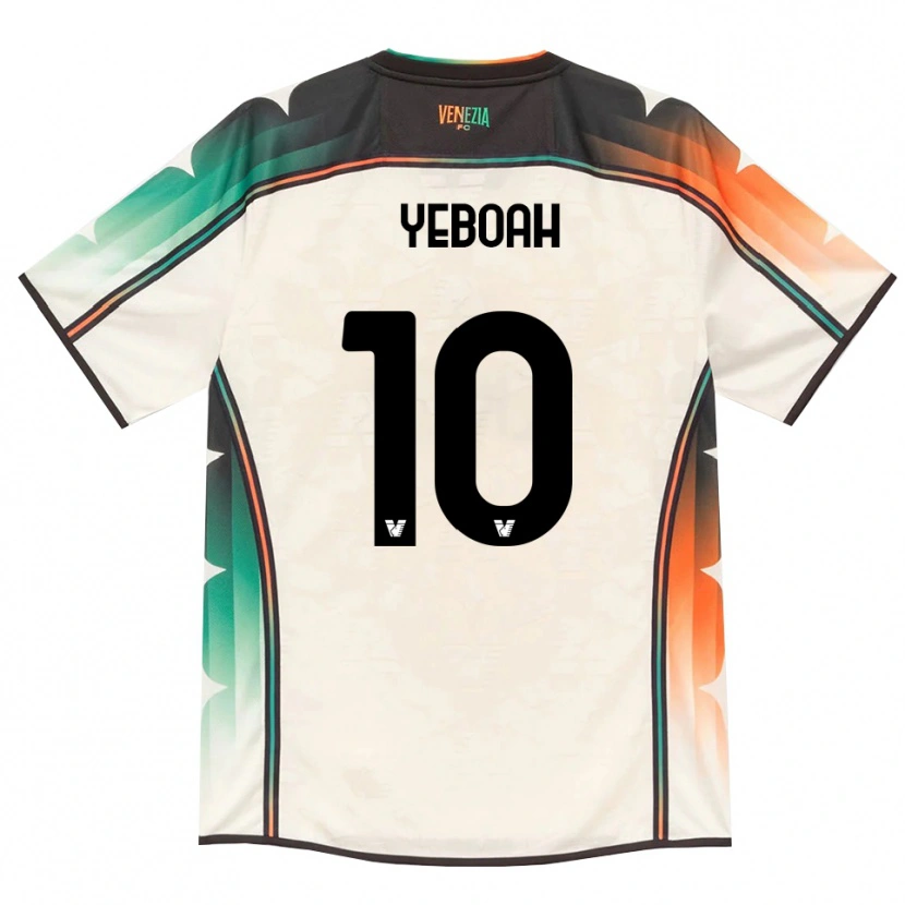 Danxen Heren John Yeboah #10 Oldlace Oranje Groen Uitshirt Uittenue 2026/27 T-Shirt België