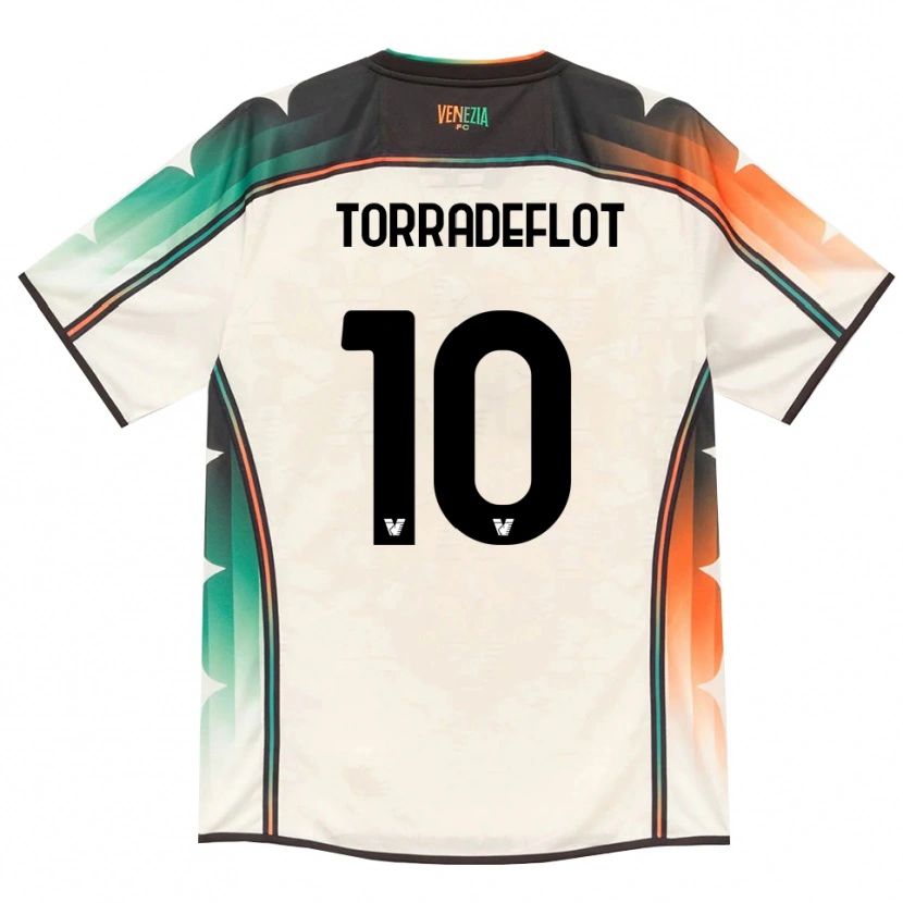 Danxen Heren Queral Torradeflot #10 Oldlace Oranje Groen Uitshirt Uittenue 2026/27 T-Shirt België