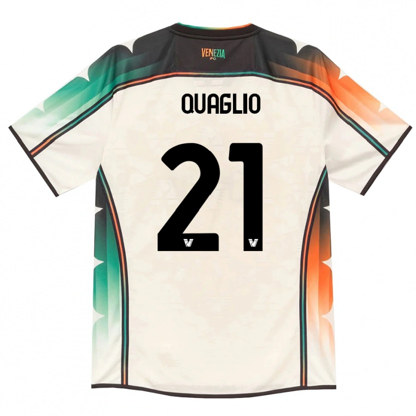 Danxen Heren Anna Quaglio #21 Oldlace Oranje Groen Uitshirt Uittenue 2026/27 T-Shirt België