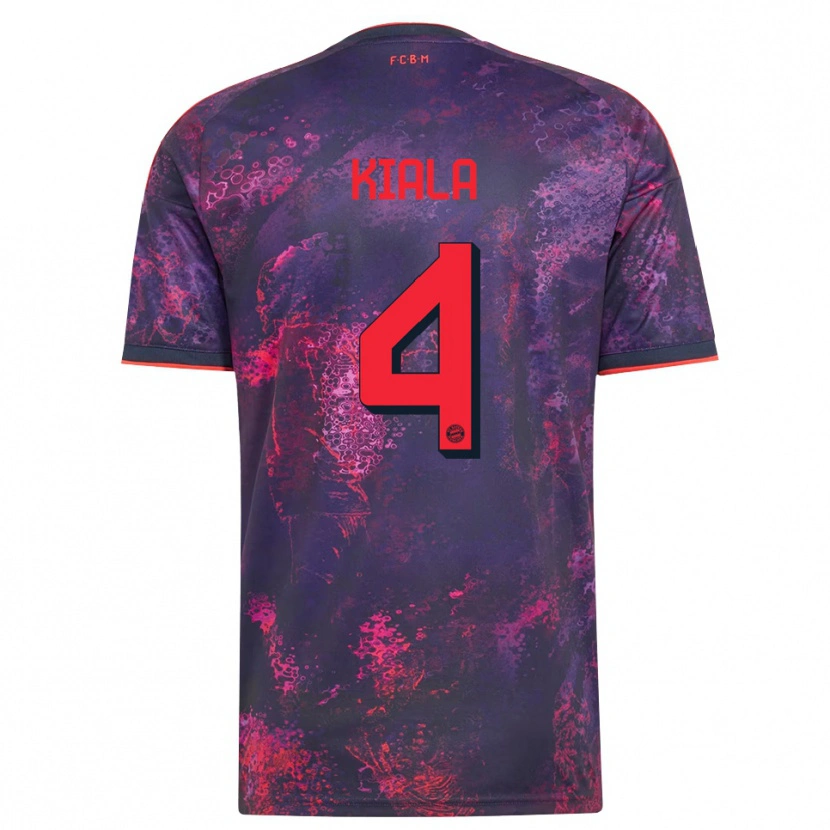 Danxen Heren Cassiano Kiala #4 Paars Rood Thuisshirt Derde Tenue 2026/27 T-Shirt België