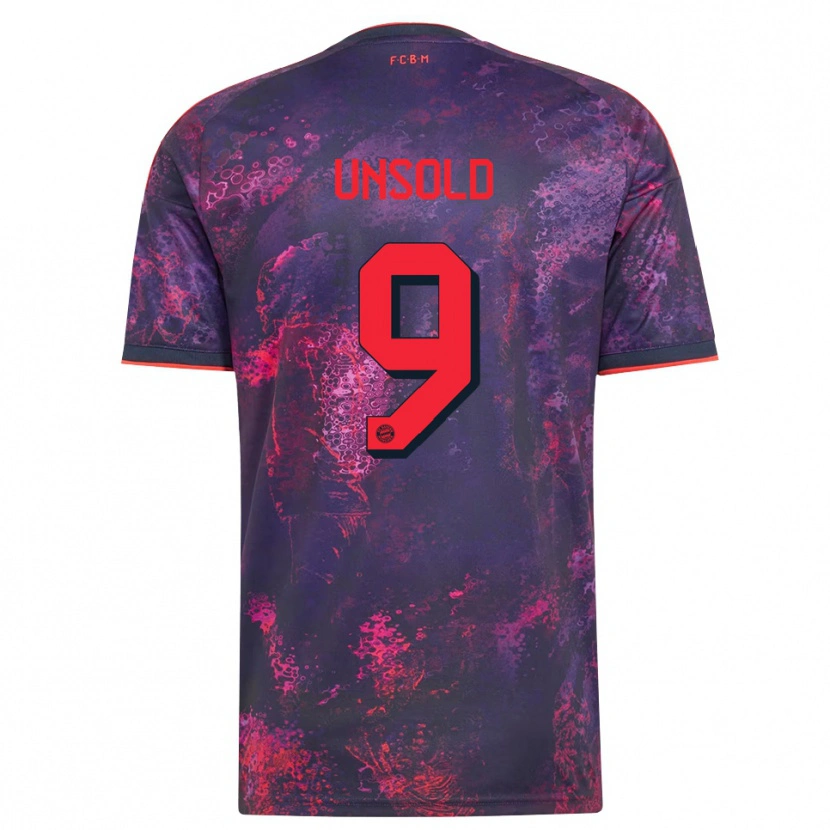 Danxen Heren Samuel Unsold #9 Paars Rood Thuisshirt Derde Tenue 2026/27 T-Shirt België