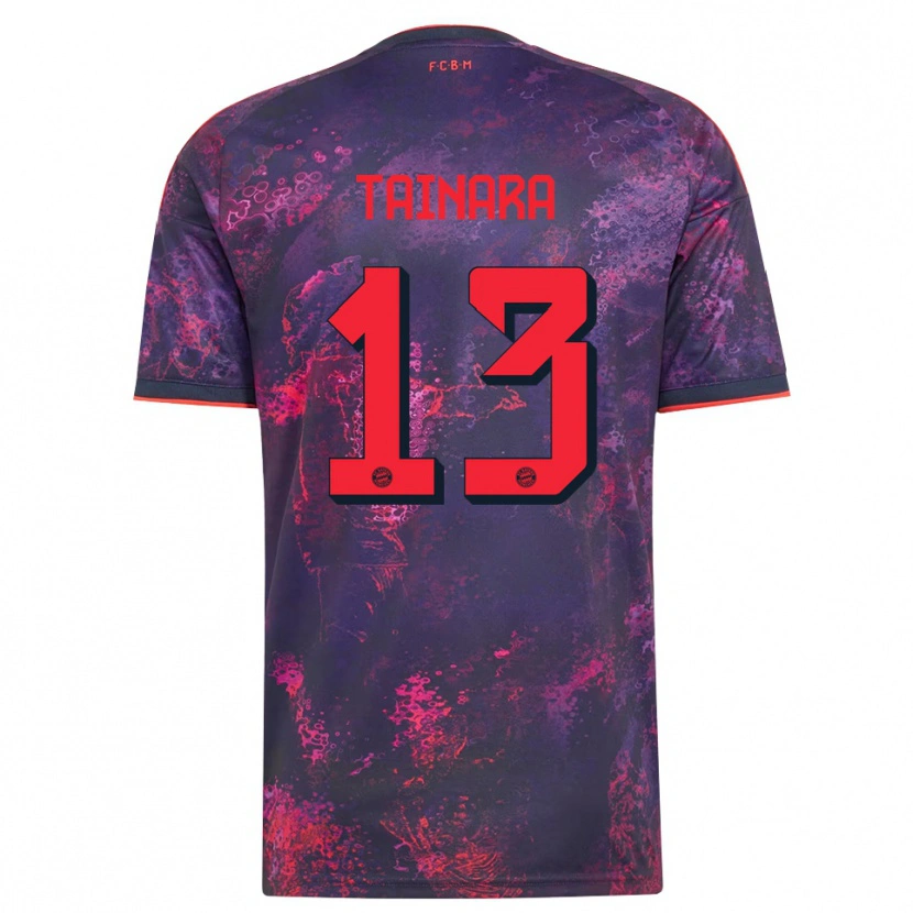 Danxen Heren Tainara #13 Paars Rood Thuisshirt Derde Tenue 2026/27 T-Shirt België