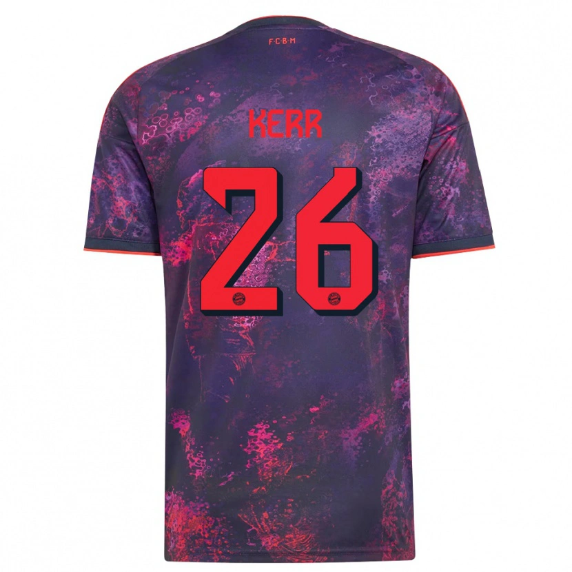 Danxen Heren Samantha Kerr #26 Paars Rood Thuisshirt Derde Tenue 2026/27 T-Shirt België