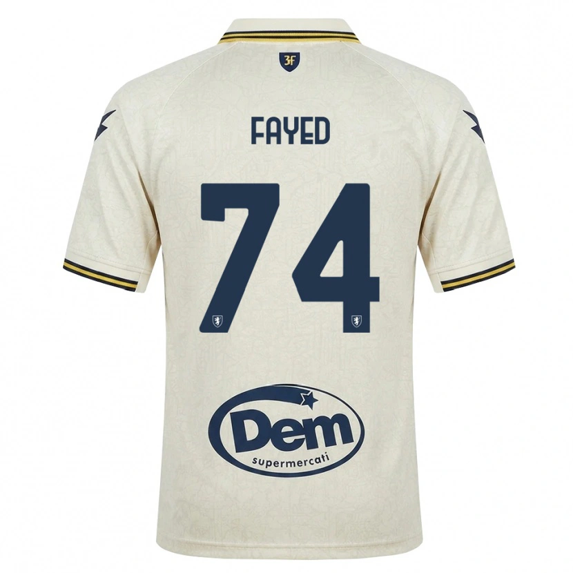 Danxen Heren Omar Fayed #74 Oldlace Geel Zwart Uitshirt Uittenue 2026/27 T-Shirt België