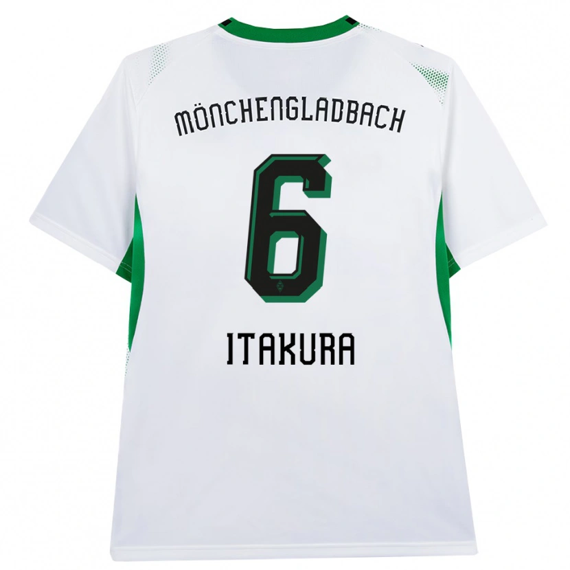 Danxen Dames Ko Itakura #6 Wit Zwart Groen Thuisshirt Thuistenue 2026/27 T-Shirt België