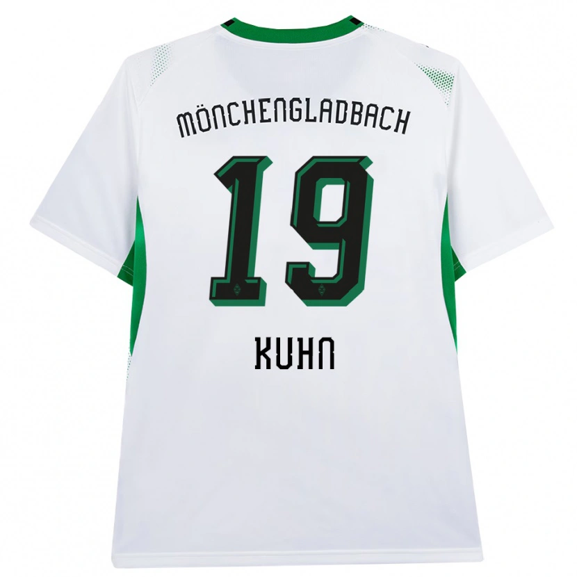 Danxen Dames Nicolas Kühn #19 Wit Zwart Groen Thuisshirt Thuistenue 2026/27 T-Shirt België