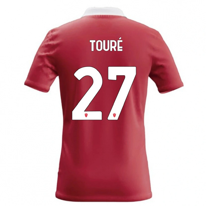 Danxen Dames Idrissa Touré #27 Rood Wit Thuisshirt Thuistenue 2026/27 T-Shirt België