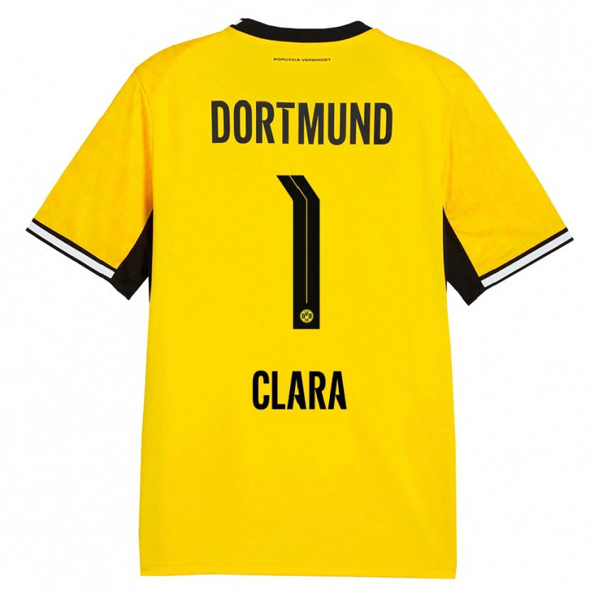 Danxen Dames Woltering Clara #1 Geel Zwart Wit Thuisshirt Thuistenue 2026/27 T-Shirt België