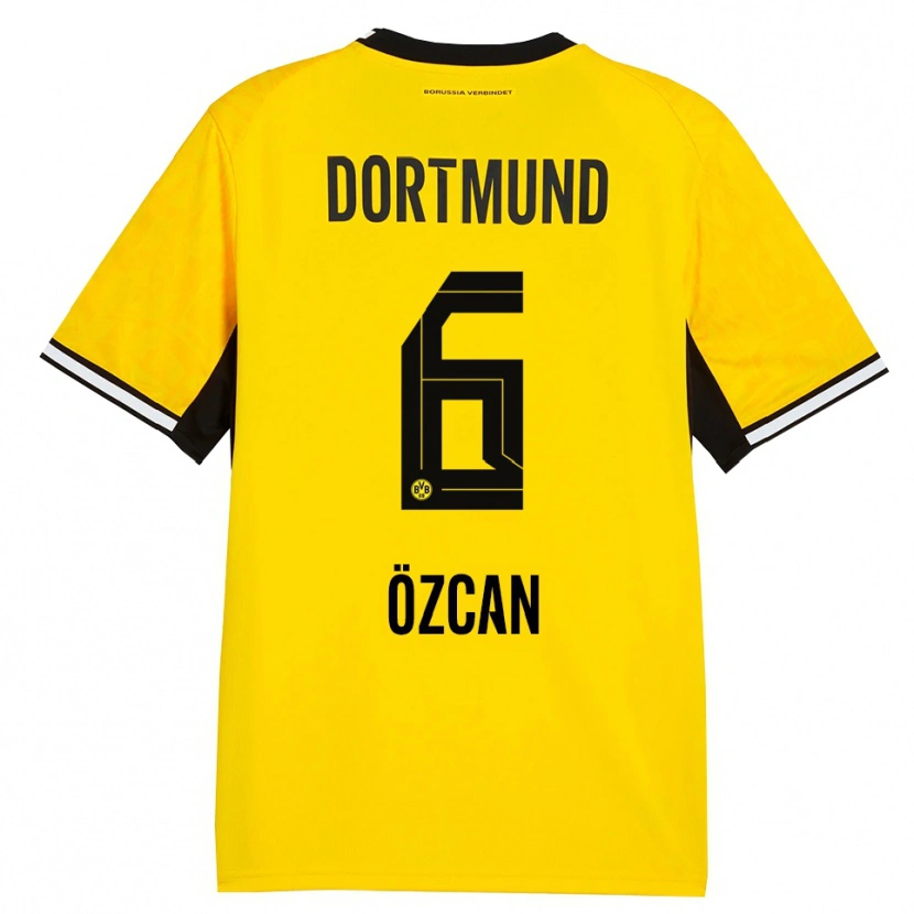 Danxen Dames Salih Ozcan #6 Geel Zwart Wit Thuisshirt Thuistenue 2026/27 T-Shirt België