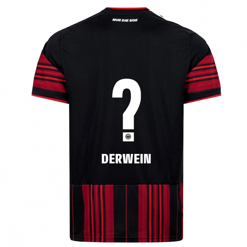 Danxen Dames Elias Derwein #0 Zwart Rood Wit Thuisshirt Thuistenue 2026/27 T-Shirt België