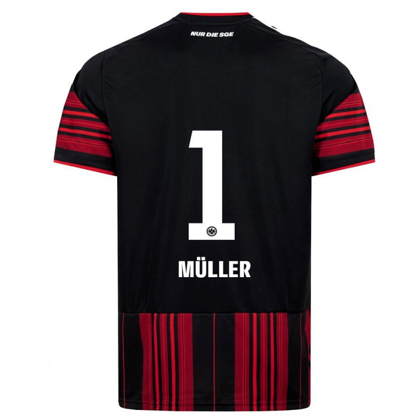 Danxen Dames Laurin Müller #1 Zwart Rood Wit Thuisshirt Thuistenue 2026/27 T-Shirt België