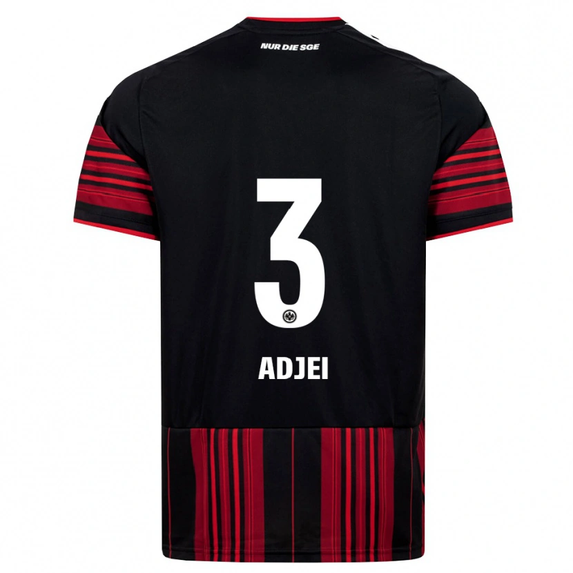 Danxen Dames Allen Adjei #3 Zwart Rood Wit Thuisshirt Thuistenue 2026/27 T-Shirt België