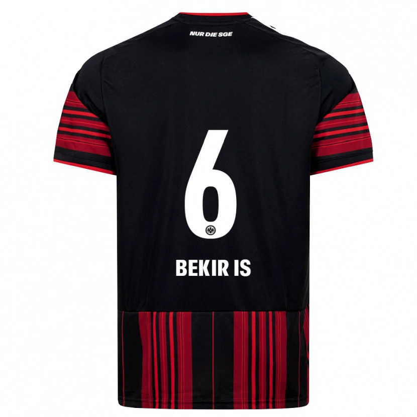 Danxen Dames Eba Bekir Is #6 Zwart Rood Wit Thuisshirt Thuistenue 2026/27 T-Shirt België