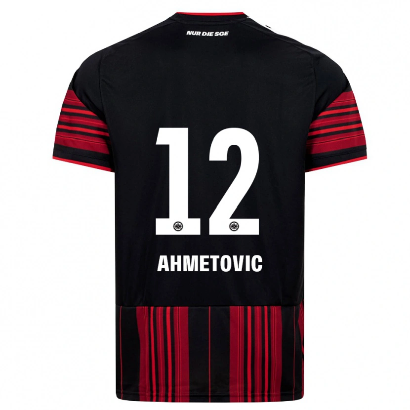 Danxen Dames Marko Ahmetovic #12 Zwart Rood Wit Thuisshirt Thuistenue 2026/27 T-Shirt België