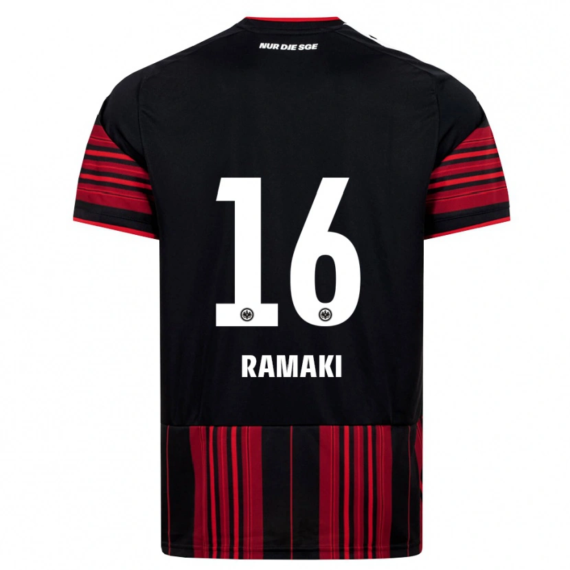 Danxen Dames Davyd Ramaki #16 Zwart Rood Wit Thuisshirt Thuistenue 2026/27 T-Shirt België