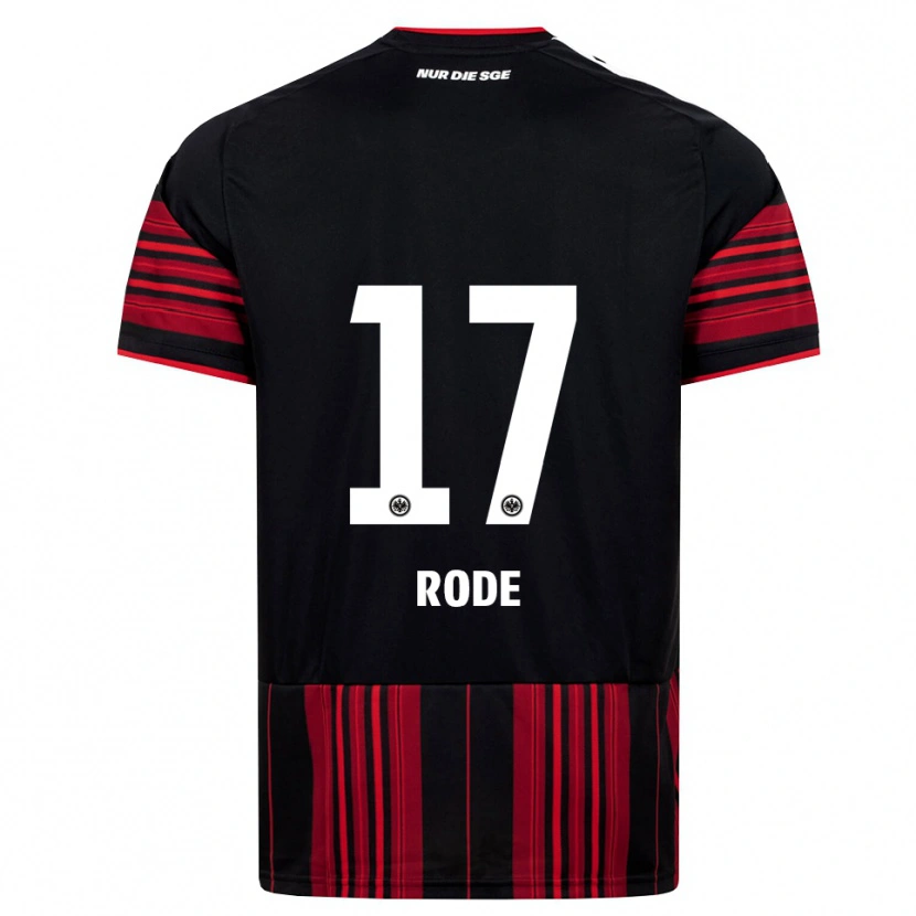 Danxen Dames Sebastian Rode #17 Zwart Rood Wit Thuisshirt Thuistenue 2026/27 T-Shirt België