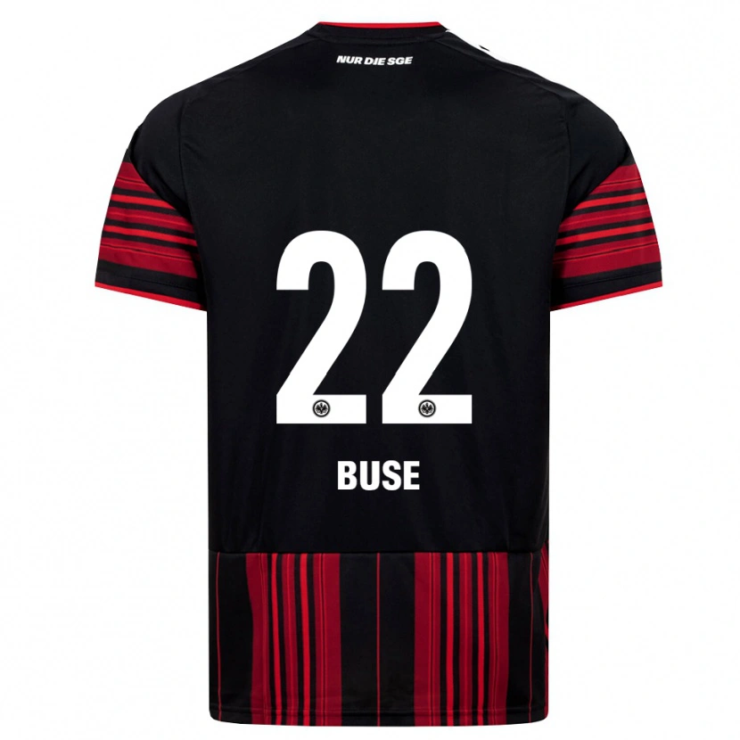 Danxen Dames Gabriel Buse #22 Zwart Rood Wit Thuisshirt Thuistenue 2026/27 T-Shirt België