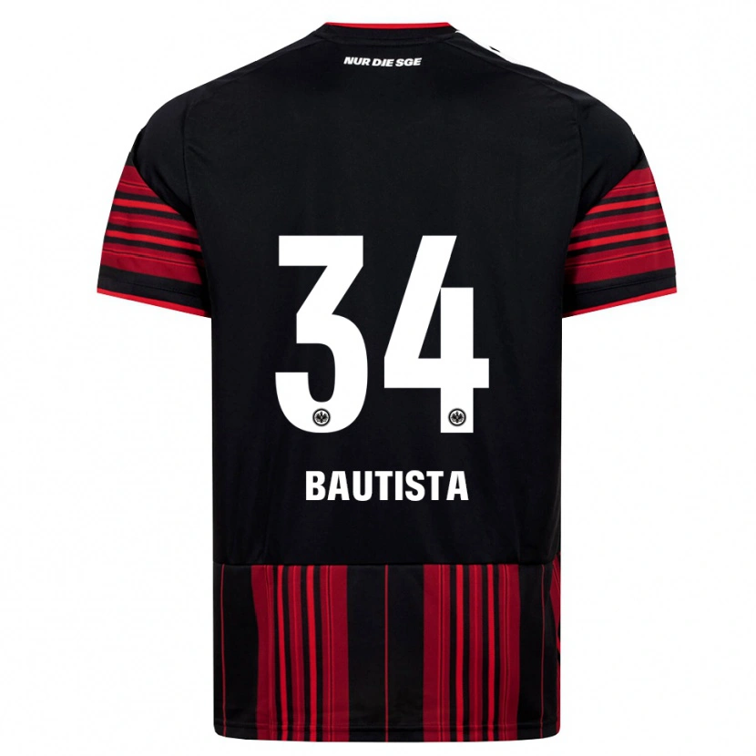Danxen Dames Davis Bautista #34 Zwart Rood Wit Thuisshirt Thuistenue 2026/27 T-Shirt België