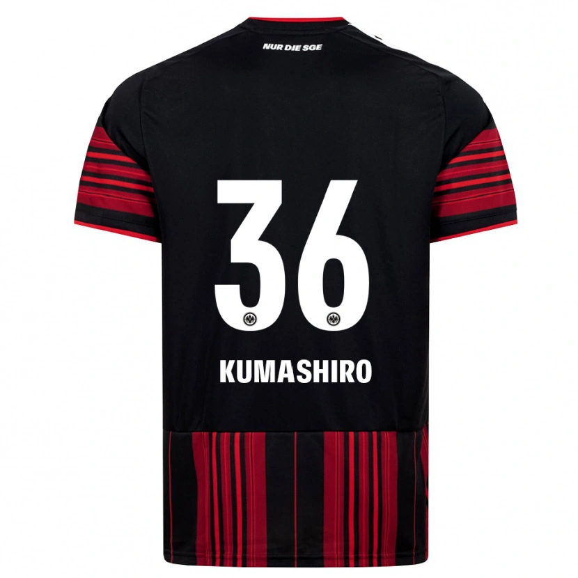 Danxen Dames Keito Kumashiro #36 Zwart Rood Wit Thuisshirt Thuistenue 2026/27 T-Shirt België