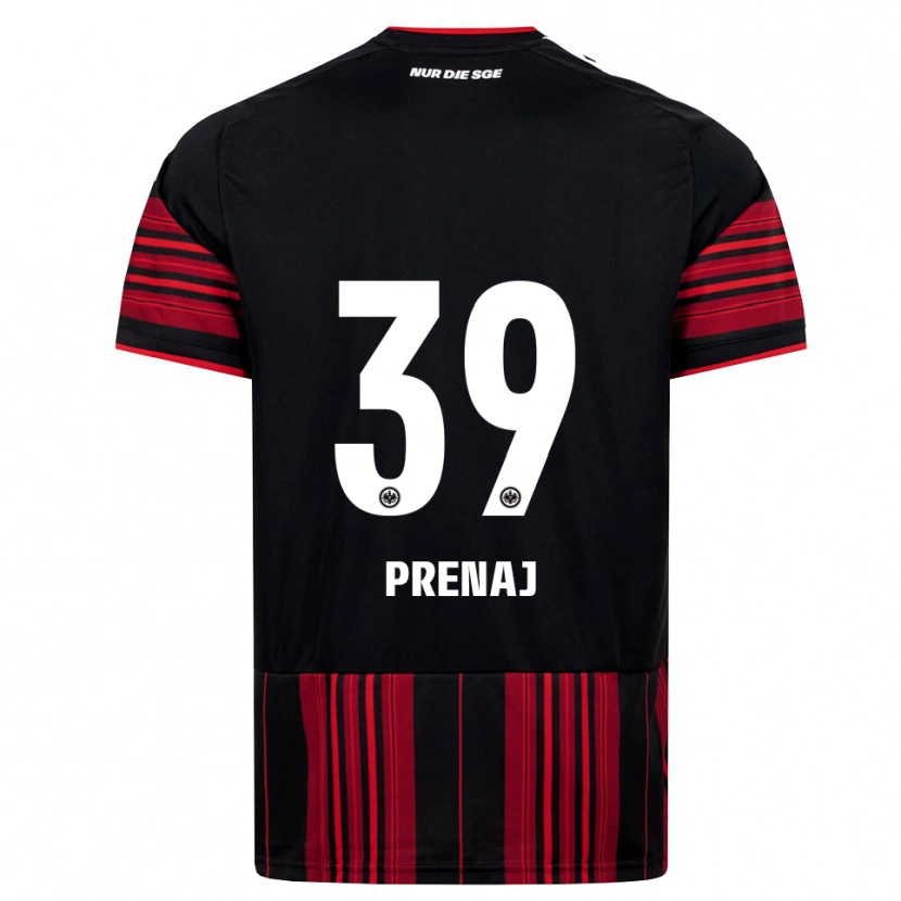 Danxen Dames Christian Prenaj #39 Zwart Rood Wit Thuisshirt Thuistenue 2026/27 T-Shirt België