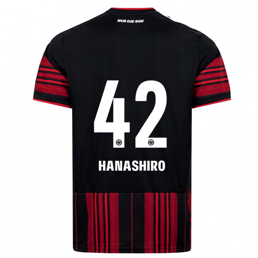 Danxen Dames Rinto Hanashiro #42 Zwart Rood Wit Thuisshirt Thuistenue 2026/27 T-Shirt België