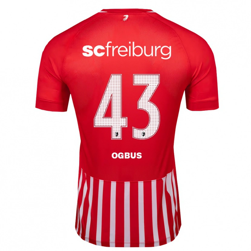 Danxen Dames Bruno Ogbus #43 Rood Wit Zwart Thuisshirt Thuistenue 2026/27 T-Shirt België