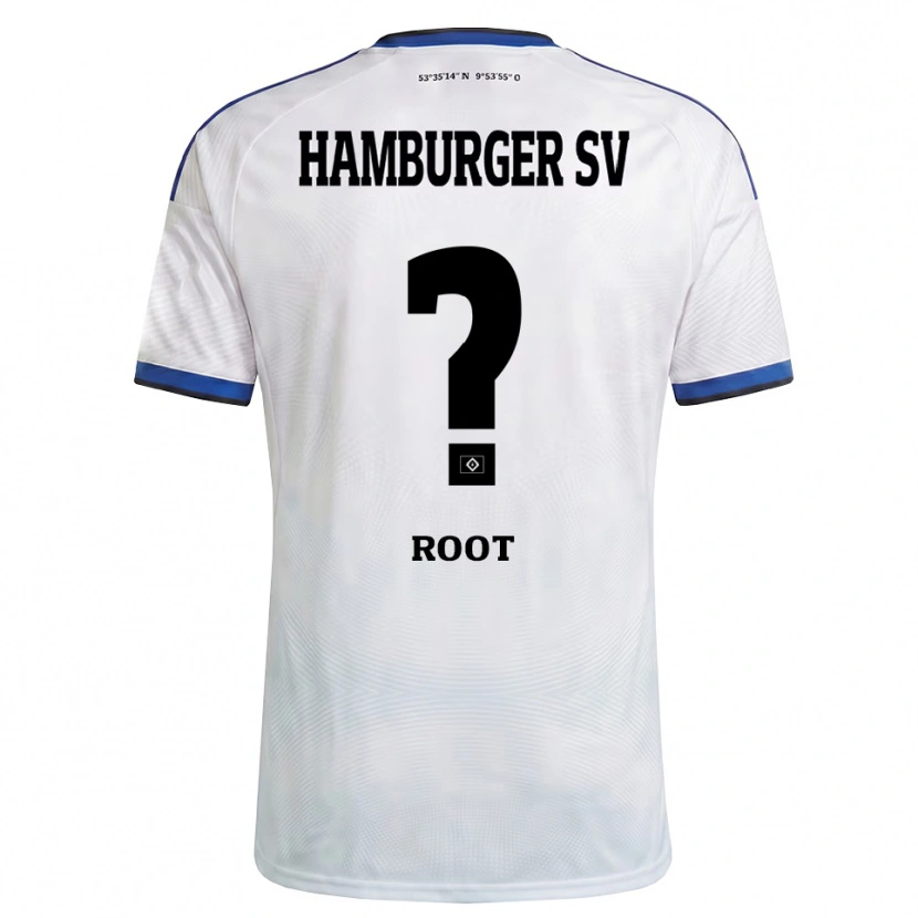 Danxen Dames Andreas Root #0 Wit Zwart Blauw Thuisshirt Thuistenue 2026/27 T-Shirt België