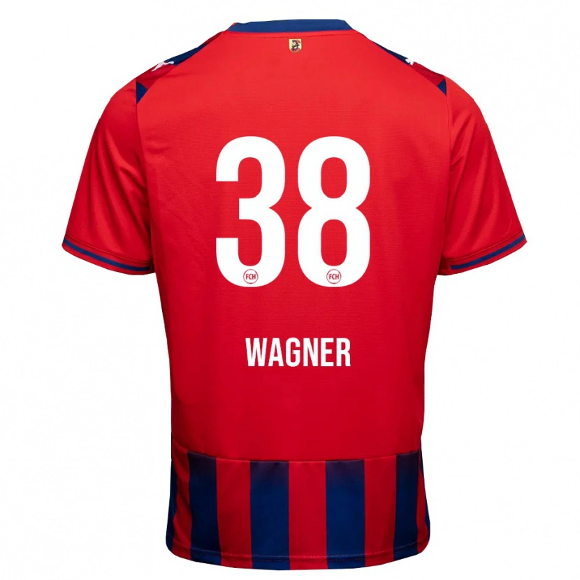 Danxen Dames Yannik Wagner #38 Koninklijk Blauw Wit Rood Thuisshirt Thuistenue 2026/27 T-Shirt België