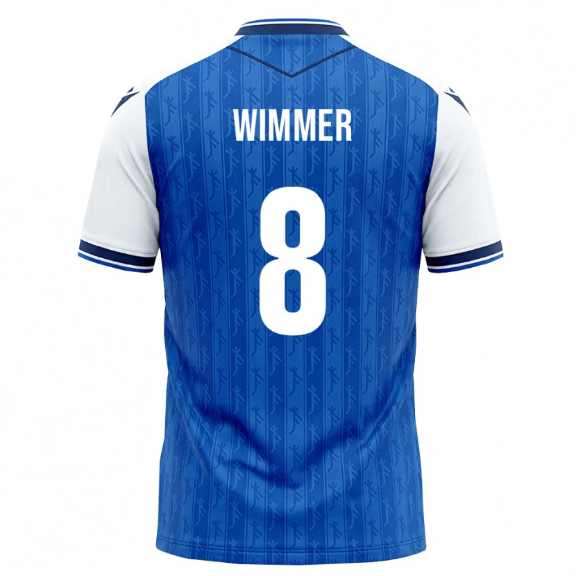 Danxen Dames Patrick Wimmer #8 Koninklijk Blauw Wit Thuisshirt Thuistenue 2026/27 T-Shirt België