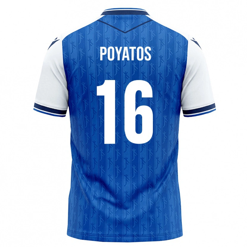 Danxen Dames Miguel Poyatos #16 Koninklijk Blauw Wit Thuisshirt Thuistenue 2026/27 T-Shirt België