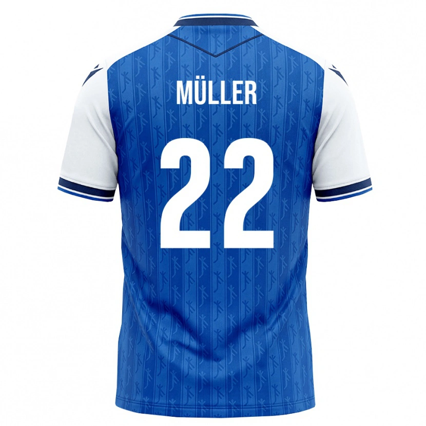 Danxen Dames Tim Müller #22 Koninklijk Blauw Wit Thuisshirt Thuistenue 2026/27 T-Shirt België