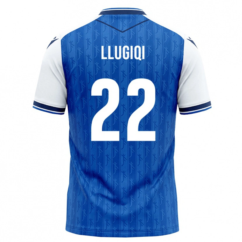 Danxen Dames Arian Llugiqi #22 Koninklijk Blauw Wit Thuisshirt Thuistenue 2026/27 T-Shirt België