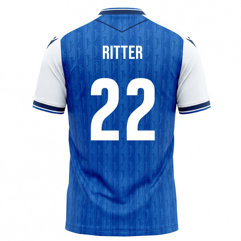 Danxen Dames Sara Ritter #22 Koninklijk Blauw Wit Thuisshirt Thuistenue 2026/27 T-Shirt België