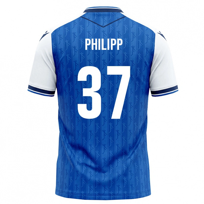 Danxen Dames Luca Philipp #37 Koninklijk Blauw Wit Thuisshirt Thuistenue 2026/27 T-Shirt België