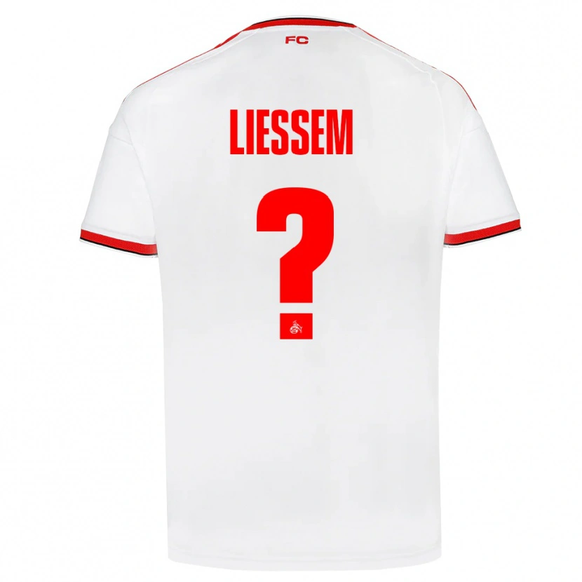 Danxen Dames Levi Ließem #0 Wit Rood Zwart Thuisshirt Thuistenue 2026/27 T-Shirt België