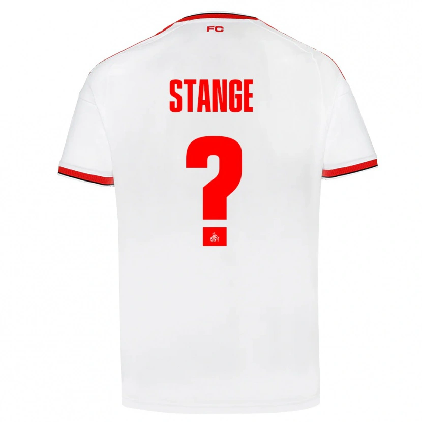 Danxen Dames Julian Stange #0 Wit Rood Zwart Thuisshirt Thuistenue 2026/27 T-Shirt België