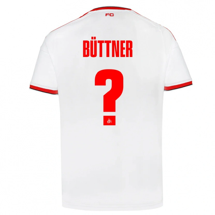 Danxen Dames Lasse Büttner #0 Wit Rood Zwart Thuisshirt Thuistenue 2026/27 T-Shirt België