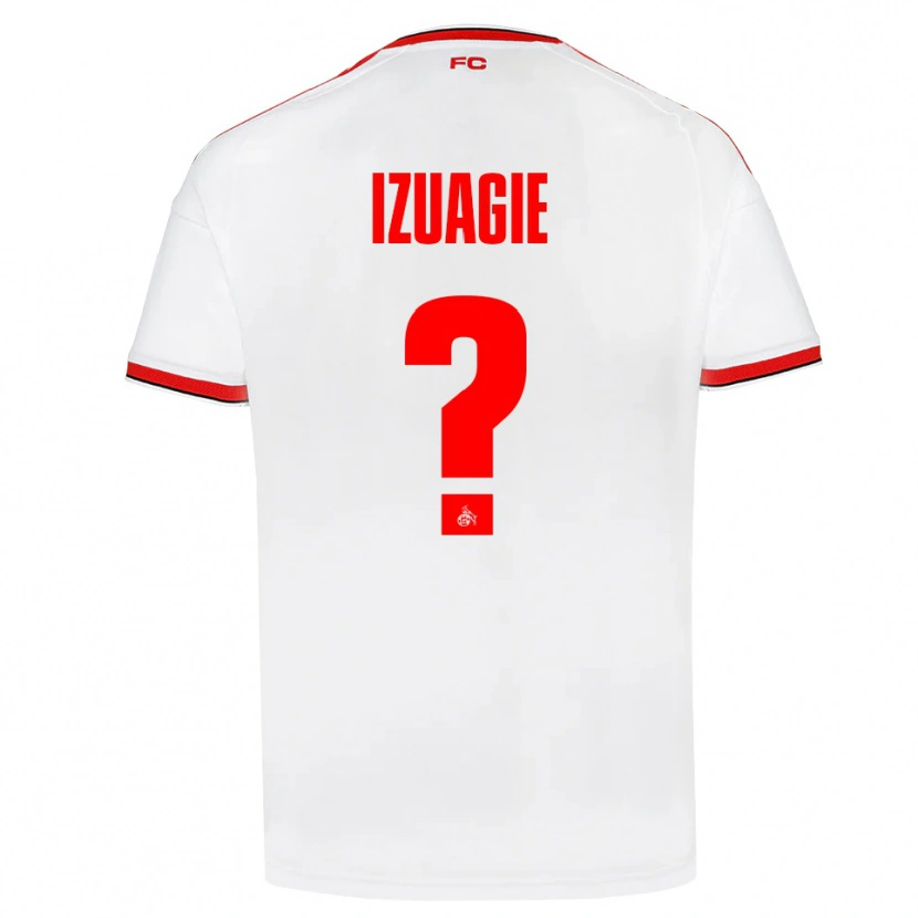 Danxen Dames Isaiah Izuagie #0 Wit Rood Zwart Thuisshirt Thuistenue 2026/27 T-Shirt België