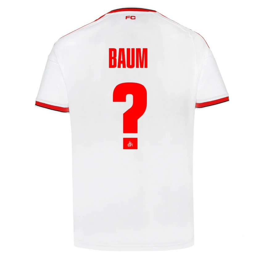 Danxen Dames Julius Baum #0 Wit Rood Zwart Thuisshirt Thuistenue 2026/27 T-Shirt België