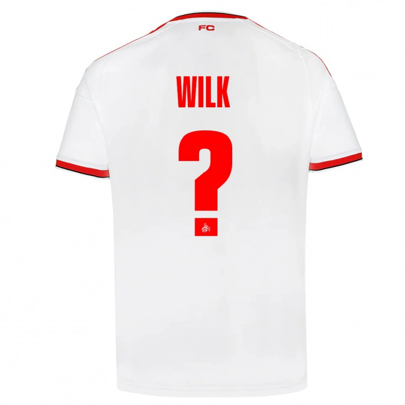 Danxen Dames Emil Wilk #0 Wit Rood Zwart Thuisshirt Thuistenue 2026/27 T-Shirt België