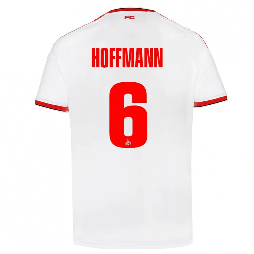 Danxen Dames Niklas Hoffmann #6 Wit Rood Zwart Thuisshirt Thuistenue 2026/27 T-Shirt België