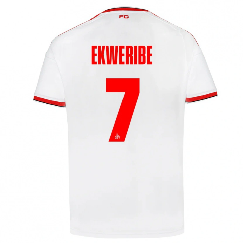 Danxen Dames Kevin Ekweribe #7 Wit Rood Zwart Thuisshirt Thuistenue 2026/27 T-Shirt België