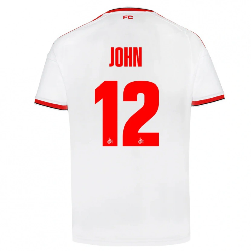 Danxen Dames Neven John #12 Wit Rood Zwart Thuisshirt Thuistenue 2026/27 T-Shirt België