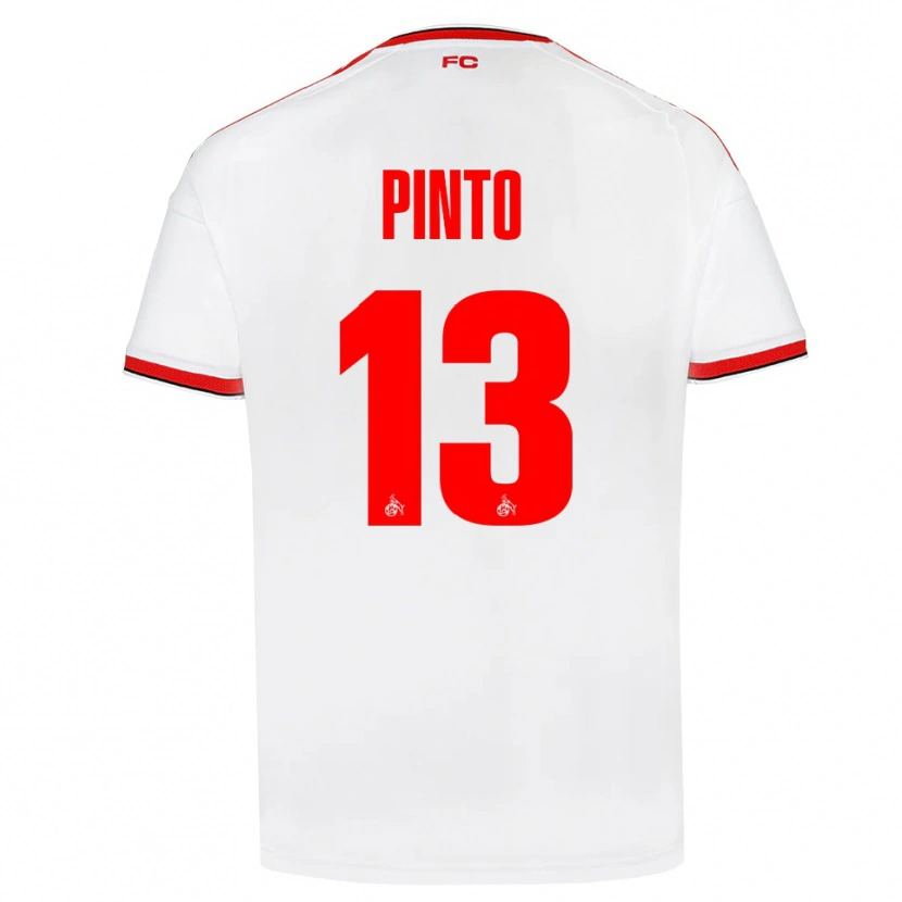 Danxen Dames João Pinto #13 Wit Rood Zwart Thuisshirt Thuistenue 2026/27 T-Shirt België